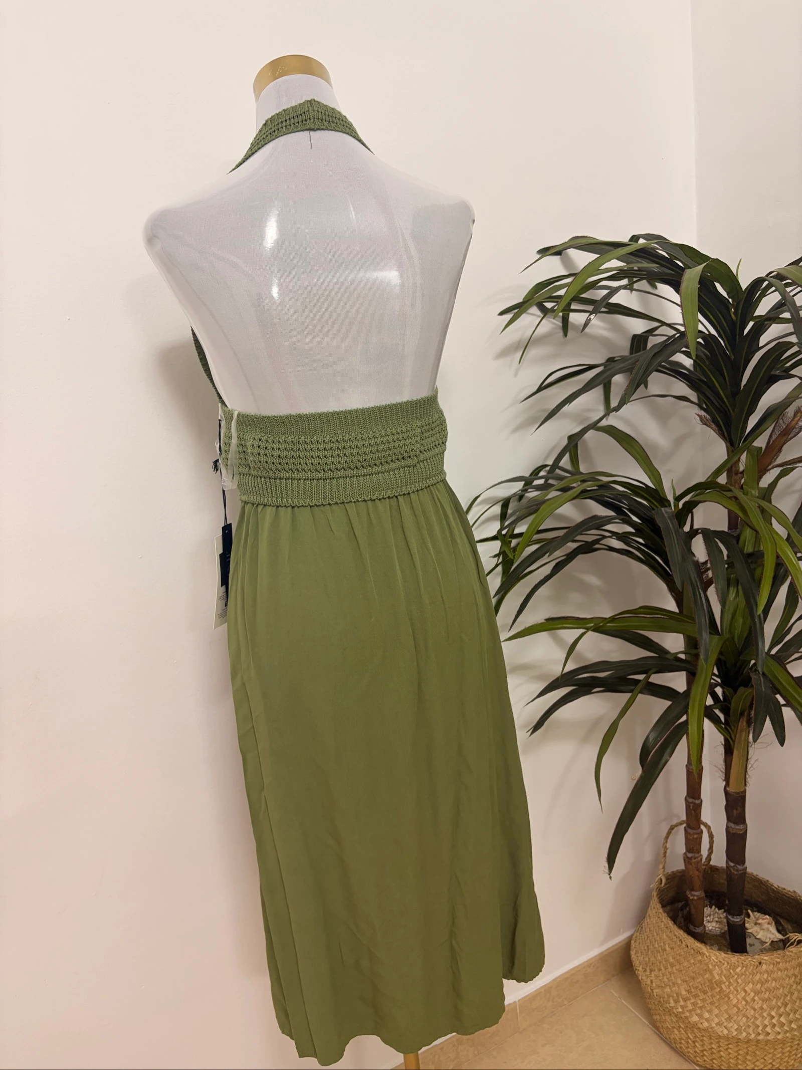 Vestido crochet verde  – photo 3